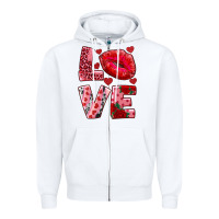 White love kiss Zipper Hoodie - AdoDesignShop