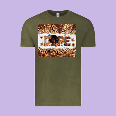 Dope Melanin Vintage Tee Designed By Zillion Design Studio