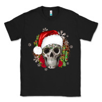 Black skull Christmas cactus Classic Tee - JahusDesignShop
