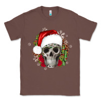 Chestnut skull Christmas cactus Classic Tee - JahusDesignShop