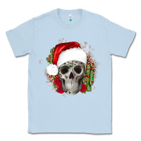 Dusty Blue skull Christmas cactus Classic Tee - JahusDesignShop