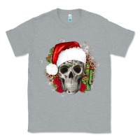 Heather Grey skull Christmas cactus Classic Tee - JahusDesignShop