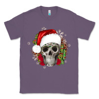 Lavender skull Christmas cactus Classic Tee - JahusDesignShop