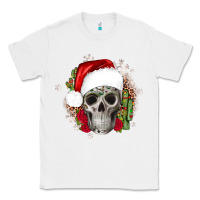 White skull Christmas cactus Classic Tee - JahusDesignShop