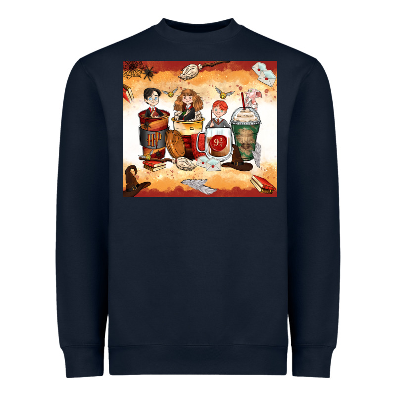 Harry Coffee Cups Heavyweight Sweatshirt by Zillion Design Studio | Teevron