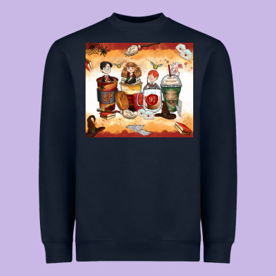 Harry Coffee Cups Heavyweight Sweatshirt Designed By Zillion Design Studio