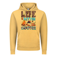 Vintage Mustard life is better by the campfire Vintage Hoodie - JahusDesignShop