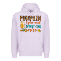 Lilac pumpkin spice and everything nice Premium Hoodie - BundleAndBundleShop
