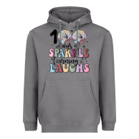 Storm 100 days of sparkle learning and laugh faux sequin Heavyweight Hoodie - MaliasSmallBusiness