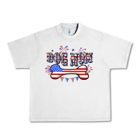 Lunar Rock 4th of July Dog Mom Urban Heavy Tee - CowGirlArtShop