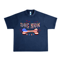 Navy 4th of July Dog Mom Urban Heavy Tee - CowGirlArtShop