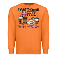 Carrot first i drink coffee then i do things Premium Sweatshirt - MaliasSmallBusiness