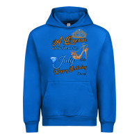 Cobalt A Queen Was Born In July 24th Happy Birthday Urban Hoodie - Bettercallsaul