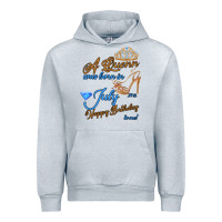 Heather Grey A Queen Was Born In July 24th Happy Birthday Urban Hoodie - Bettercallsaul