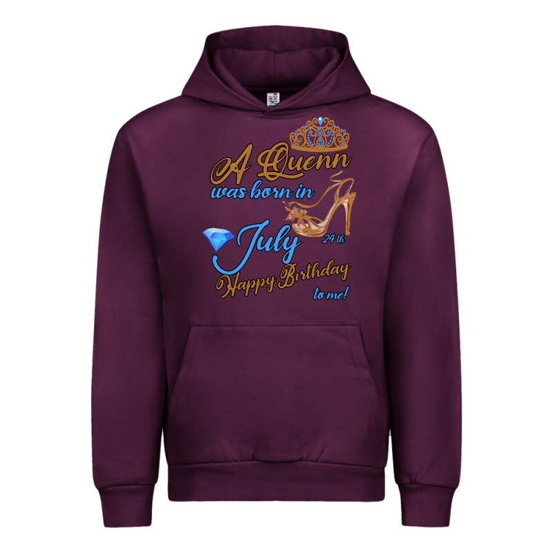 A Queen Was Born In July 24th Happy Birthday Urban Hoodie by Bettercallsaul | Teevron