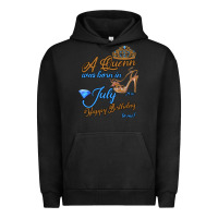 Pigment Black A Queen Was Born In July 24th Happy Birthday Urban Hoodie - Bettercallsaul