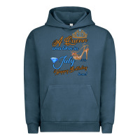 Pigment Midnight Navy A Queen Was Born In July 24th Happy Birthday Urban Hoodie - Bettercallsaul