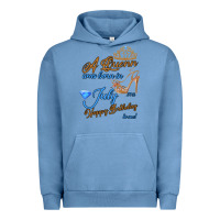 Pigment Pebble Blue A Queen Was Born In July 24th Happy Birthday Urban Hoodie - Bettercallsaul