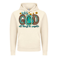 Vintage Artic with god all things are possible gemstone Vintage Hoodie - Zillion Design Studio