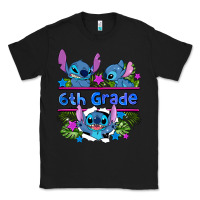 Black preview flower stitch 6 th grade Classic Tee - AdoDesignShop