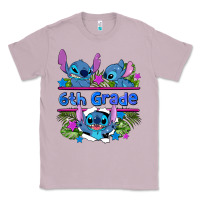 Lilac preview flower stitch 6 th grade Classic Tee - AdoDesignShop