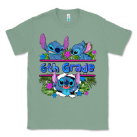Sage preview flower stitch 6 th grade Classic Tee - AdoDesignShop