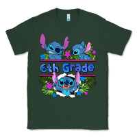 Sports Green preview flower stitch 6 th grade Classic Tee - AdoDesignShop