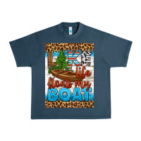 Midnight Navy lake life floats my boat air freshener Urban Heavy Tee - HRA Design Shop