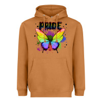Meerkat rainbow butterfly pride lgbtq Heavyweight Hoodie - MaliasSmallBusiness