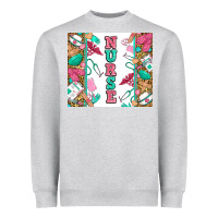 Heather Grey nurse Heavyweight Sweatshirt - Zillion Design Studio