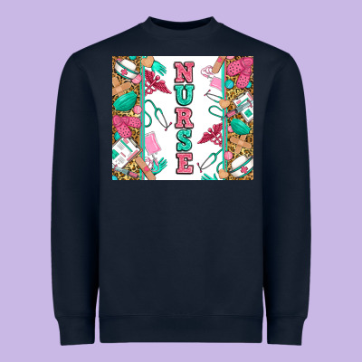 Nurse Heavyweight Sweatshirt Designed By Zillion Design Studio