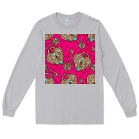 Moon Dust valentines day lock and key seamless pattern Long Sleeve Tee - BundleAndBundleShop