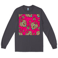 Smoke valentines day lock and key seamless pattern Long Sleeve Tee - BundleAndBundleShop