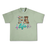 Oil Green western nurse pa  life Urban Heavy Tee - BarkalooDesign