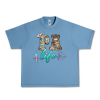 Pebble Blue western nurse pa  life Urban Heavy Tee - BarkalooDesign