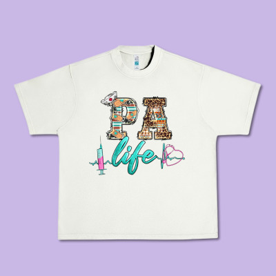 Western Nurse Pa  Life Urban Heavy Tee Designed By Barkaloodesign