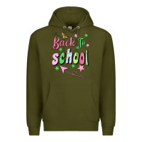 Army Green Back To School Premium Hoodie - BundleAndBundleShop