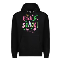 Black Back To School Premium Hoodie - BundleAndBundleShop