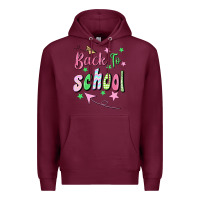 Burgundy Back To School Premium Hoodie - BundleAndBundleShop