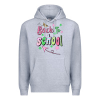 Heather Grey Back To School Premium Hoodie - BundleAndBundleShop