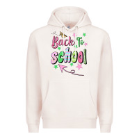 Pale Pink Back To School Premium Hoodie - BundleAndBundleShop