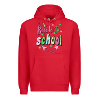 Red Back To School Premium Hoodie - BundleAndBundleShop