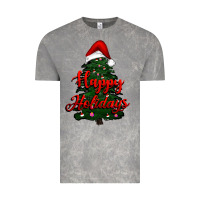 Cloud Rock happy holidays christmas tree Vintage Tee - RanaPortraitStore