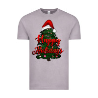 Vintage Zinc happy holidays christmas tree Vintage Tee - RanaPortraitStore