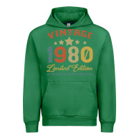Vintage 1980 Clothes 40 Years Old Retro 40th Birthday Urban Hoodie | Teevron