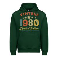 Forest Green Vintage 1980 Clothes 40 Years Old Retro 40th Birthday Urban Hoodie - Bettercallsaul