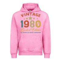 Fuchsia Pink Vintage 1980 Clothes 40 Years Old Retro 40th Birthday Urban Hoodie - Bettercallsaul