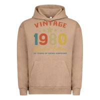Pigment Burro Vintage 1980 Clothes 40 Years Old Retro 40th Birthday Urban Hoodie - Bettercallsaul