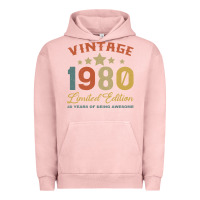 Pigment Salmon Vintage 1980 Clothes 40 Years Old Retro 40th Birthday Urban Hoodie - Bettercallsaul