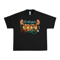 Black dialysis crew Urban Heavy Tee - CowhideDigitalArt